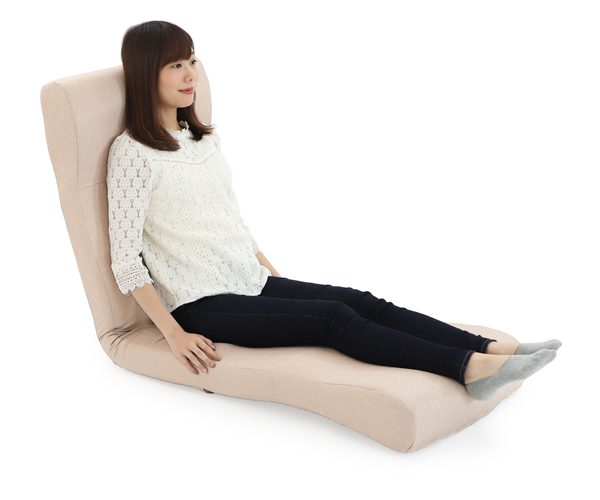 ボディサポートチェア FR3 《シャンブレーツイル》｜国産 座椅子